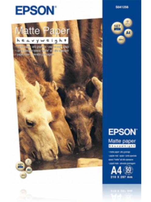 Epson A/4 Matt Fotópapír 50lap 167g (Eredeti)