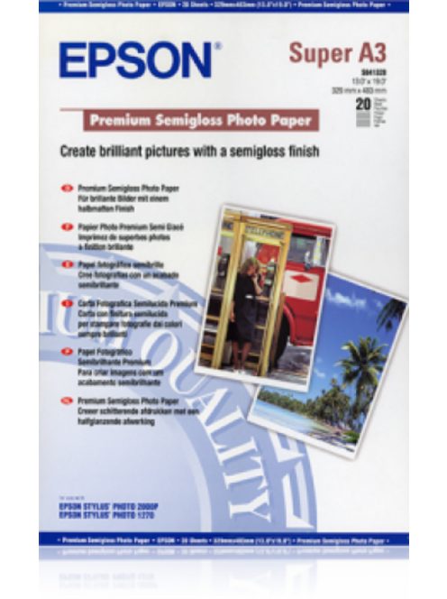 Epson A / 3 + Premium Luminous Photo Paper 20 sheets 250g (Original)