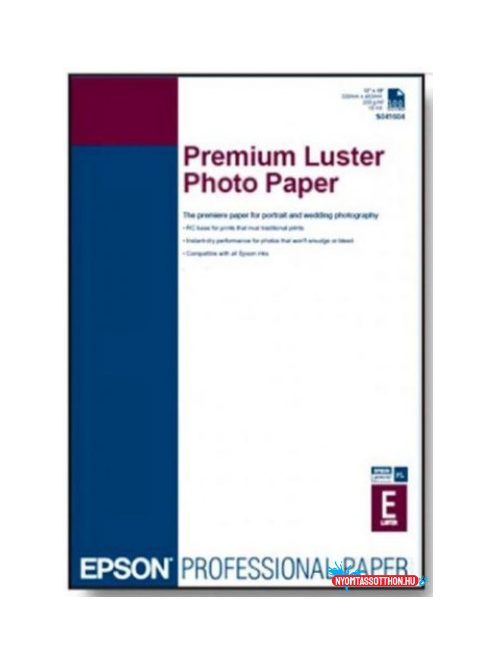 Epson A/4 Premium Luster Fotópapír 250Lap 260g (Eredeti)