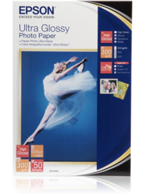 Epson 10x15 Ultra Glossy Photo Paper 50 Sheet 300g (Original)