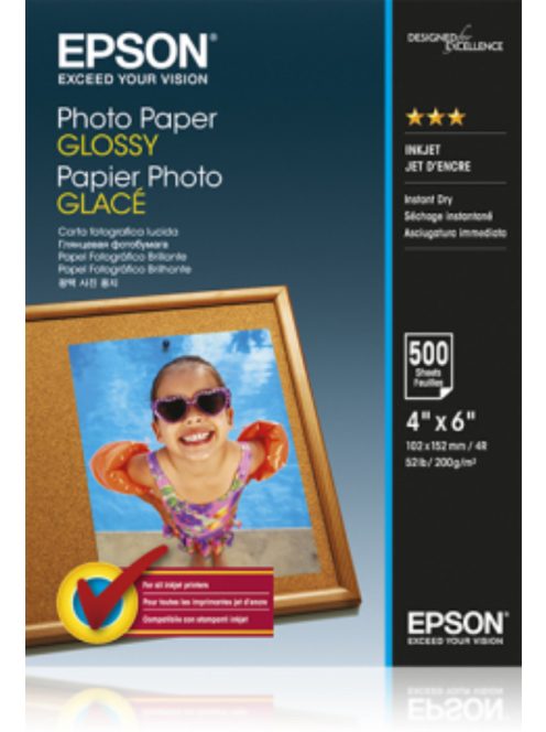Epson 10x15 Glossy Photo Paper 500 sheets 200g (Original)