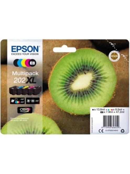 Epson T02G7 cartridge Multipack 202XL (Original)