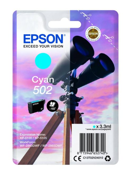 Epson T02V2 Cartridge Cyan 3.3ml (Original)