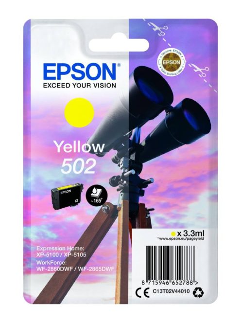 Epson T02V4 Cartridge Yellow 3.3ml (Original)