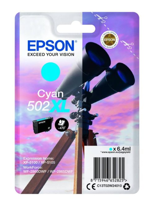 Epson T02W2 Cartridge Cyan 6.4ml (Original)