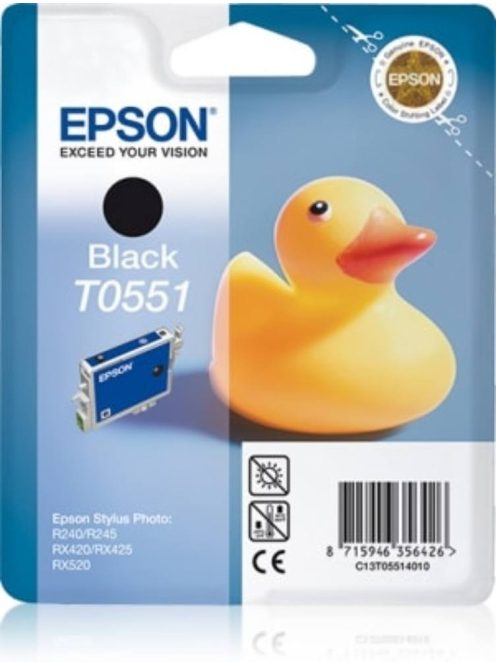 Epson T0551 Cartridge Black 8ml (Original)