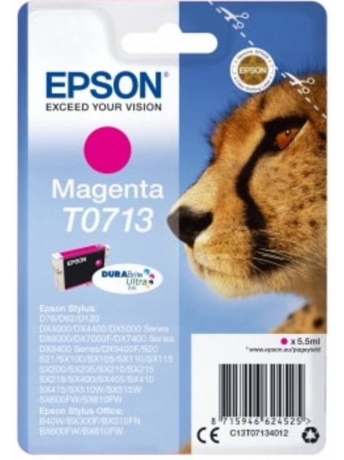 Epson T0713 cartridge Magenta 5.5ml (Original)