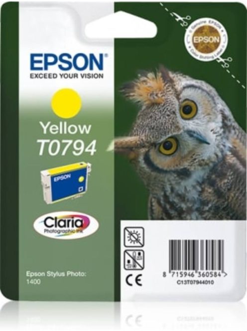 Epson T0794 cartridge Yellow 11ml (Original)
