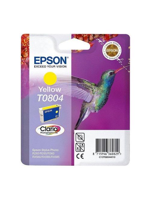 Epson T0804 cartridge Yellow 7.4ml (Original)