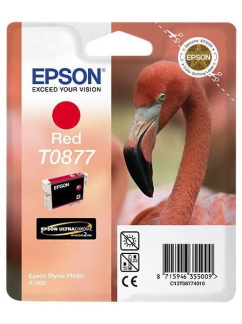 Epson T0877 Patron Red 11.4ml (Original)