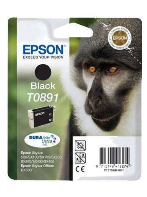 Epson T0891 Cartridge Black 5.8ml (Original)