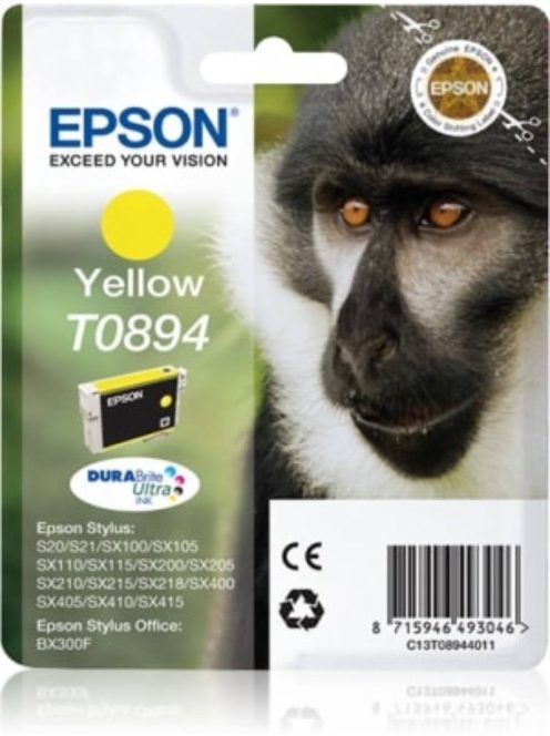 Epson T0894 cartridge Yellow 3.5ml (Original)