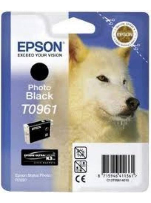 Epson T0961 cartridge Photo Black 11.4ml (Original)
