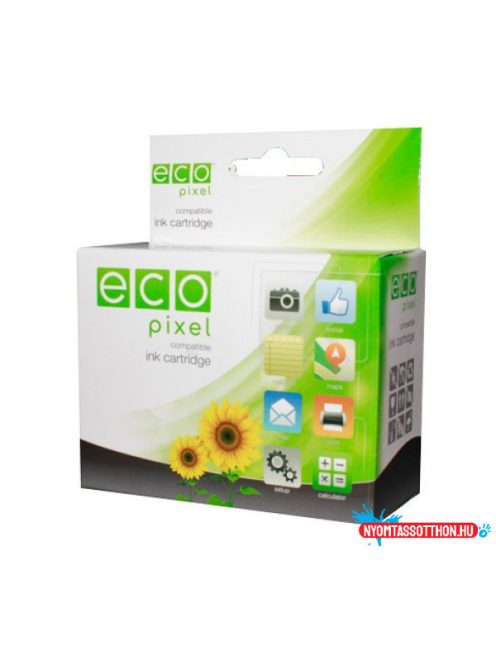 Utángyártott EPSON T09J4 Patron Yellow 18ml No.408 ECOPIXEL