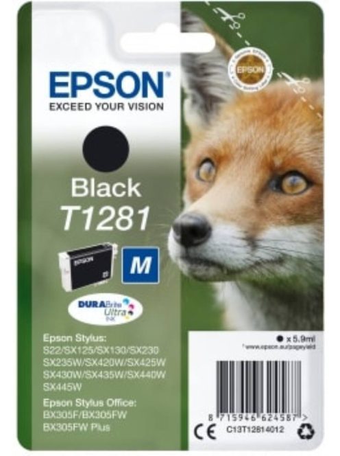 Epson T1281 cartridge Black 5.9ml (Original)