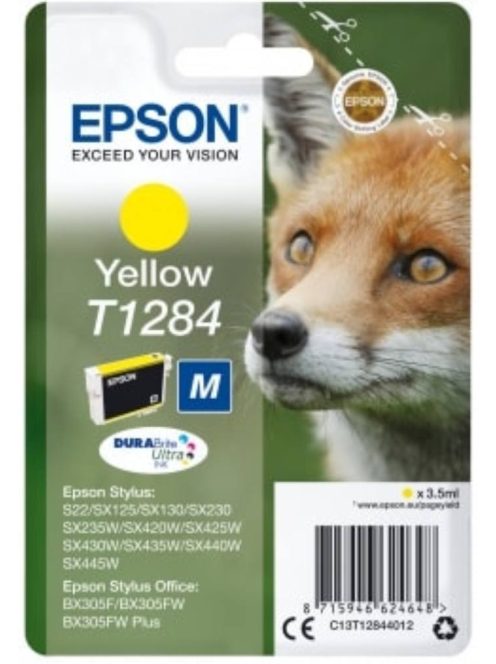 Epson T1284 cartridge Yellow 3.5ml (Original)