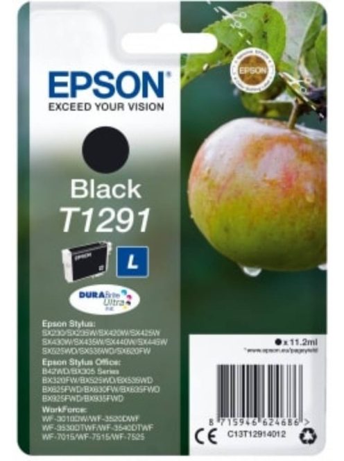 Epson T1291 cartridge Black 11.2ml (Original)