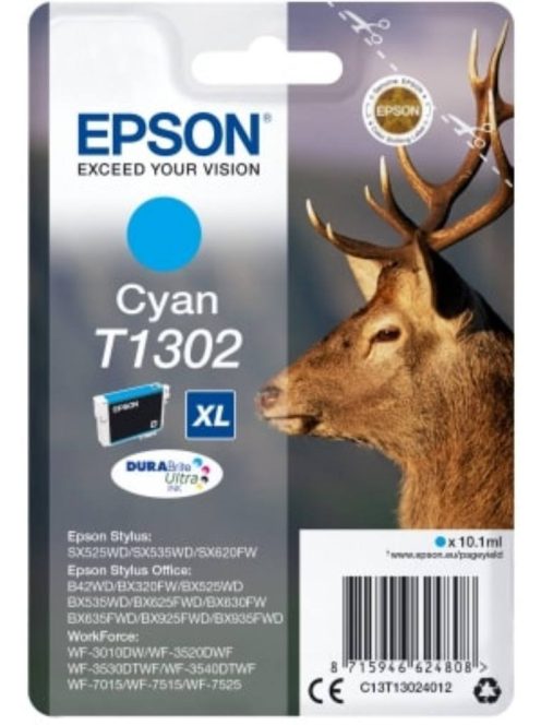 Epson T1302 cartridge Cyan 10.1ml (Original)