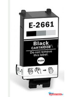 Utángyártott EPSON T2661 Patron Black  IK