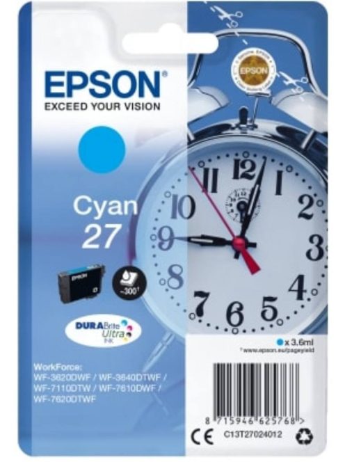 Epson T2702 cartridge Cyan 3.6ml (Original)