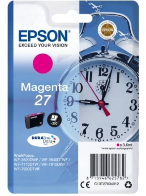 Epson T2703 cartridge Magenta 3.6ml (Original)