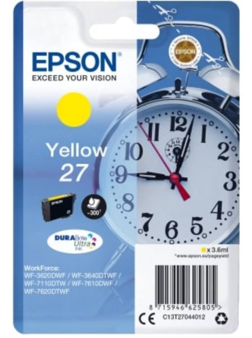 Epson T2704 cartridge Yellow 3.6ml (Original)