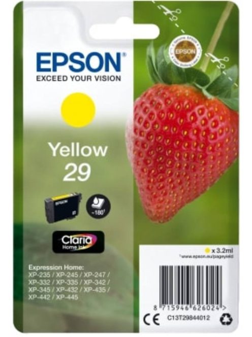 Epson T2984 cartridge Yellow 29 (Original)