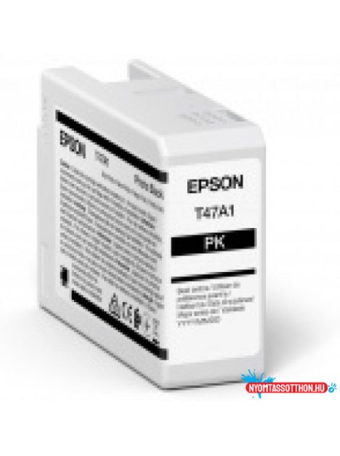 Epson T47A1 Patron Photo Black 50 ml (Eredeti)