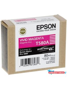 Epson T580A Patron Vivid Magenta 80ml (Eredeti)