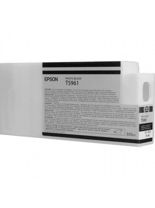Epson T5961 Patron Photo Black 350ml (Original)
