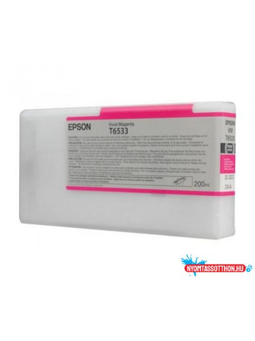 Epson T6533 Patron Magenta 200ml (Eredeti)