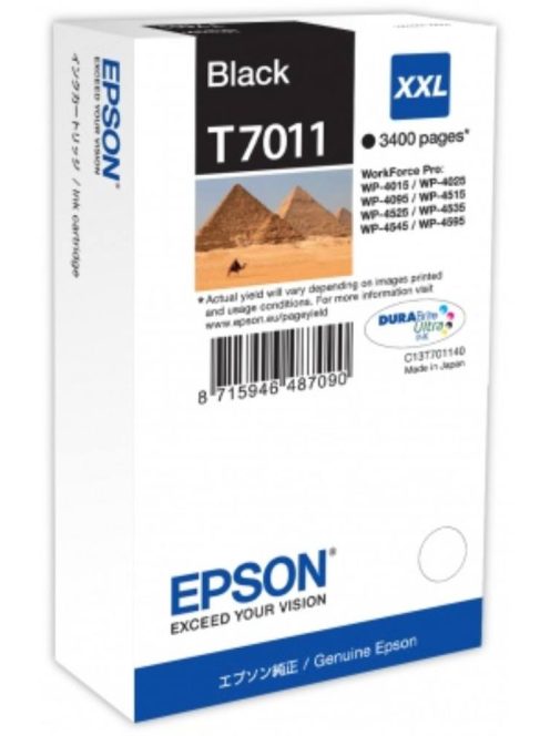 Epson T7011 Patron Black 3.4K (Original)