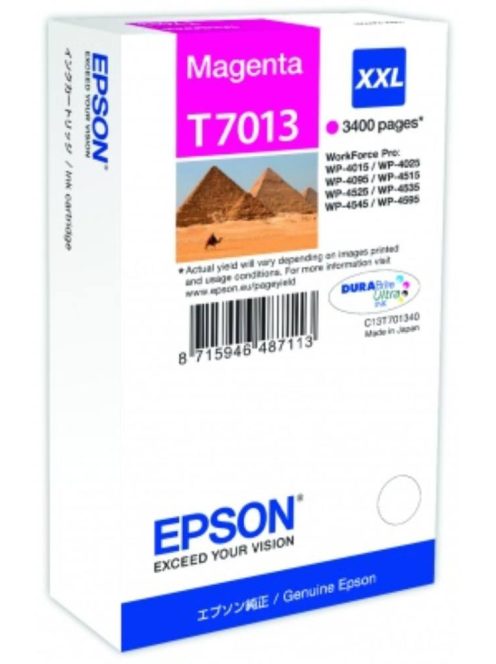 Epson T7013 Patron Magenta 3,4K (Original)