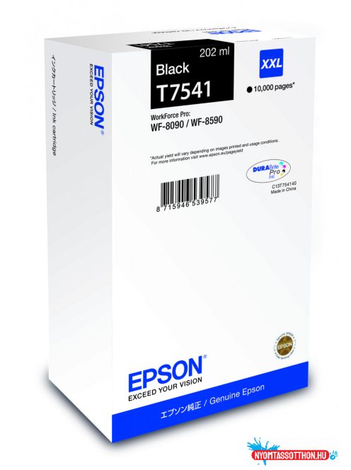 Epson T7541 Patron Bk 10K  /o/