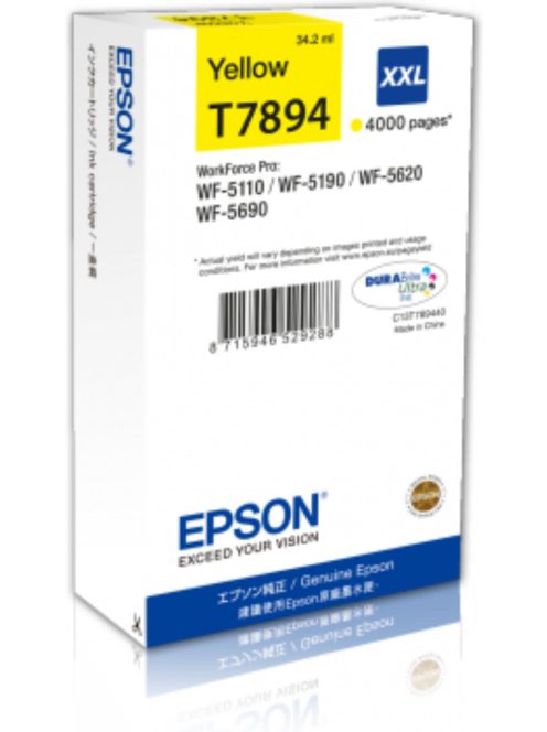 Epson T7894 cartridge Yellow 4K (Original)