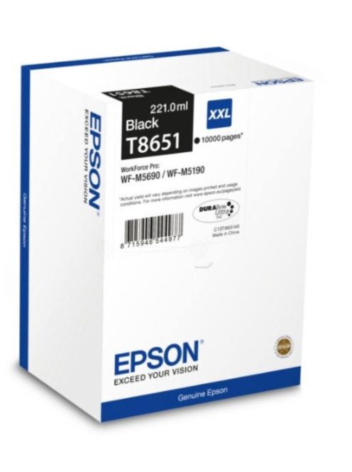 Epson T8651 cartridge Black 10K (Original)