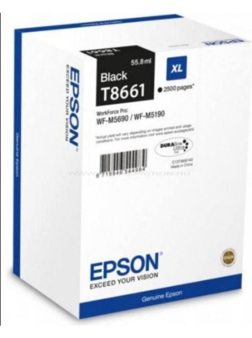 Epson T8661 cartridge Black 2.5K (Original)