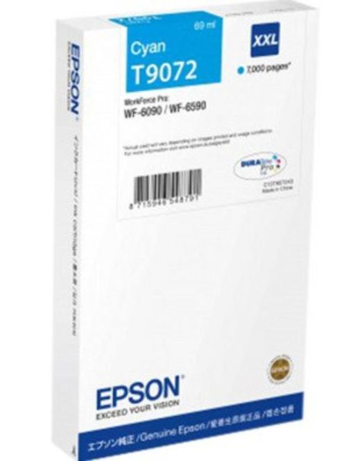Epson T9072 cartridge Cyan 7K (Original)