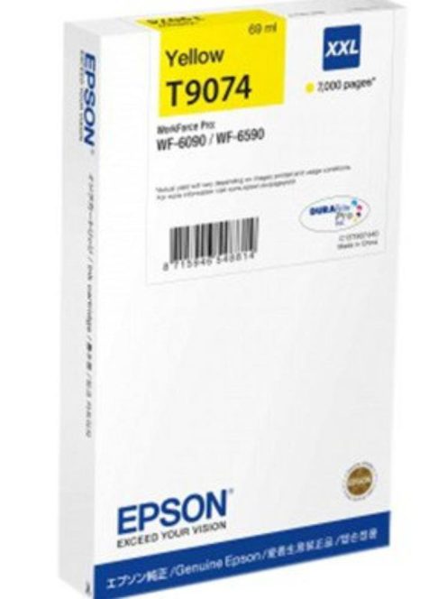 Epson T9074 cartridge Yellow 7K (Original)
