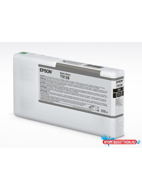 Epson T9138 Patron Matt Bk 200ml  /o/