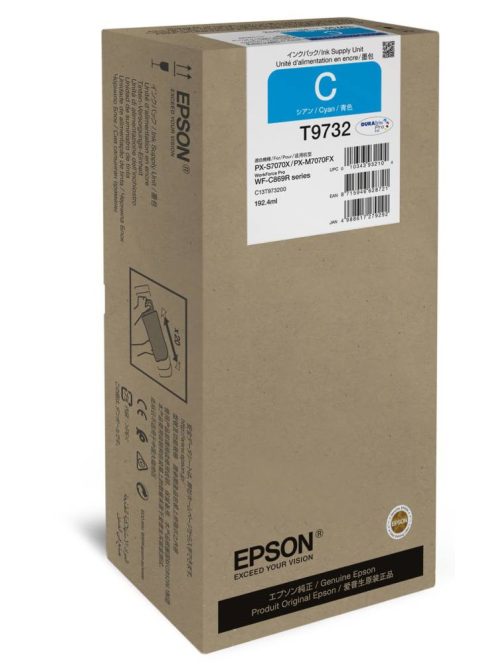 Epson T9732 cartridge Cyan 22K (Original)