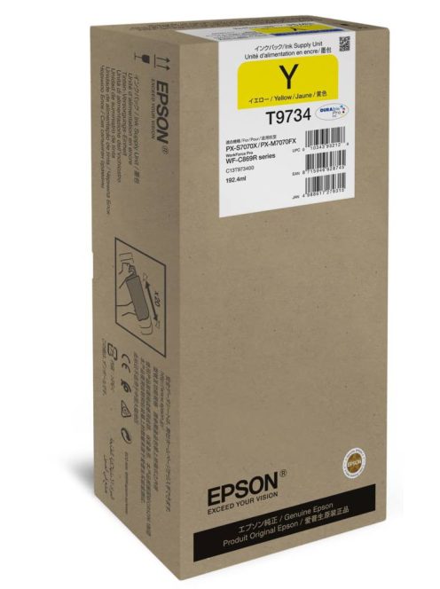 Epson T9734 cartridge Yellow 22K (Original)