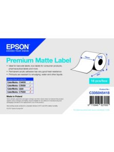 Epson 76mm*35m matt inkjet cimke