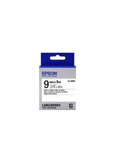 Epson LK-3WBN Black / White 9mm Ribbon (9m)