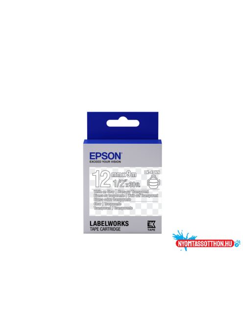 Epson LK-4TWN White/Transparent 12mm címke(9m)