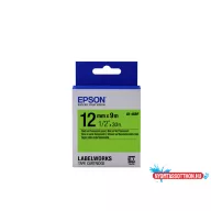 Epson LK-4GBF Black/Green 12mm szalag (9m)