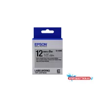 Epson LK-4SBM Black/Silver 12mm szalag (9m)
