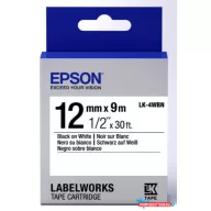 Epson LK4WBN Bk/White 12mm szalag (9m)