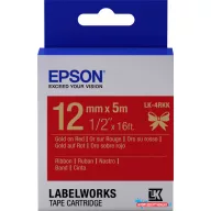 Epson LK-4RKK Gold/Red 12mm szalag (5m)