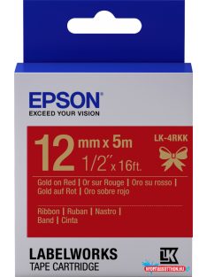 Epson LK-4RKK Gold/Red 12mm szalag (5m)